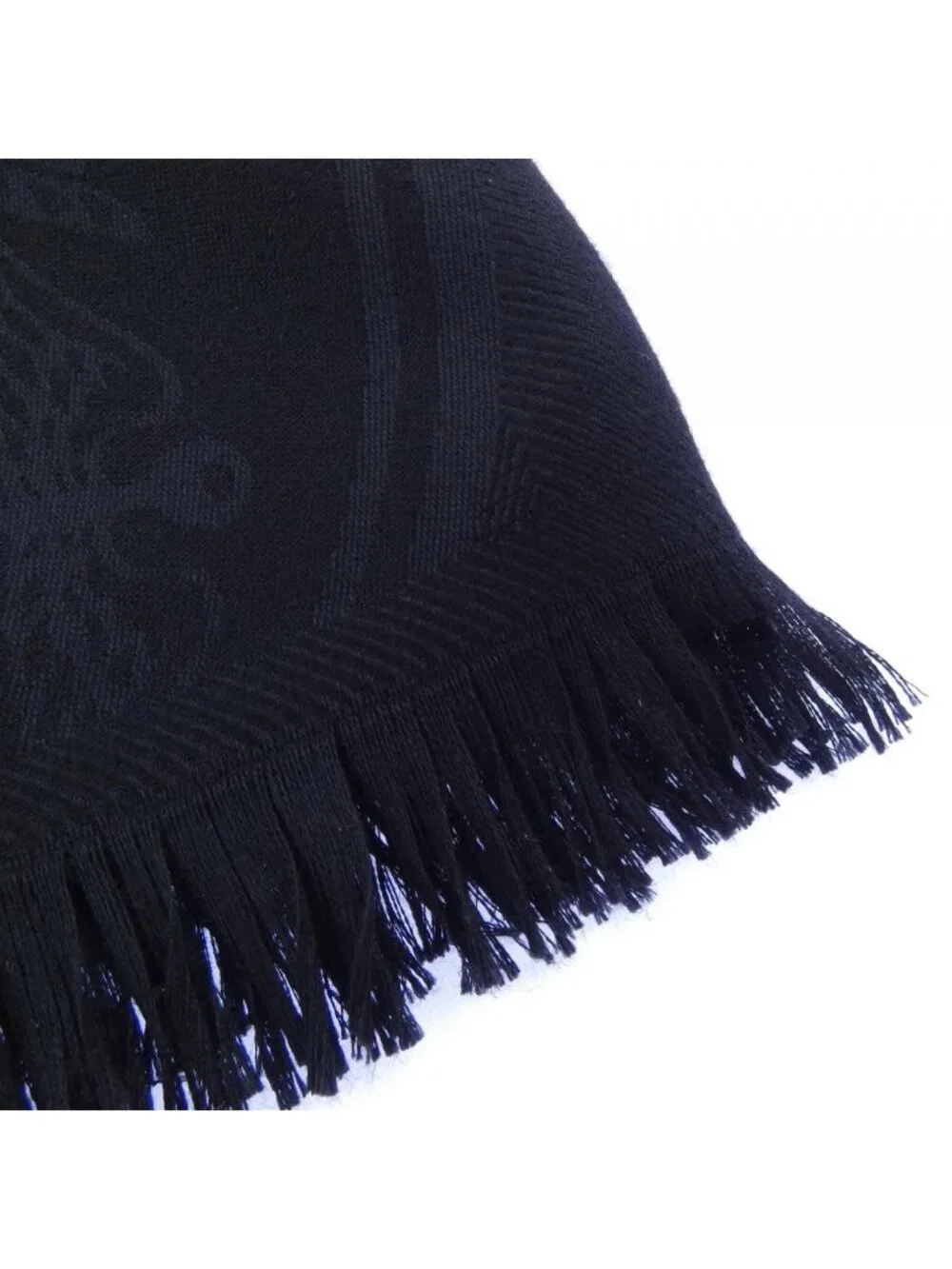 Hermes Stole Scarf Black